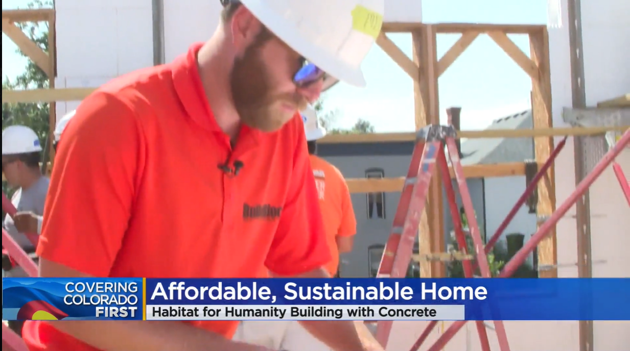 New Age Sustainable Concrete Used in First Habitat for Humanity Home in